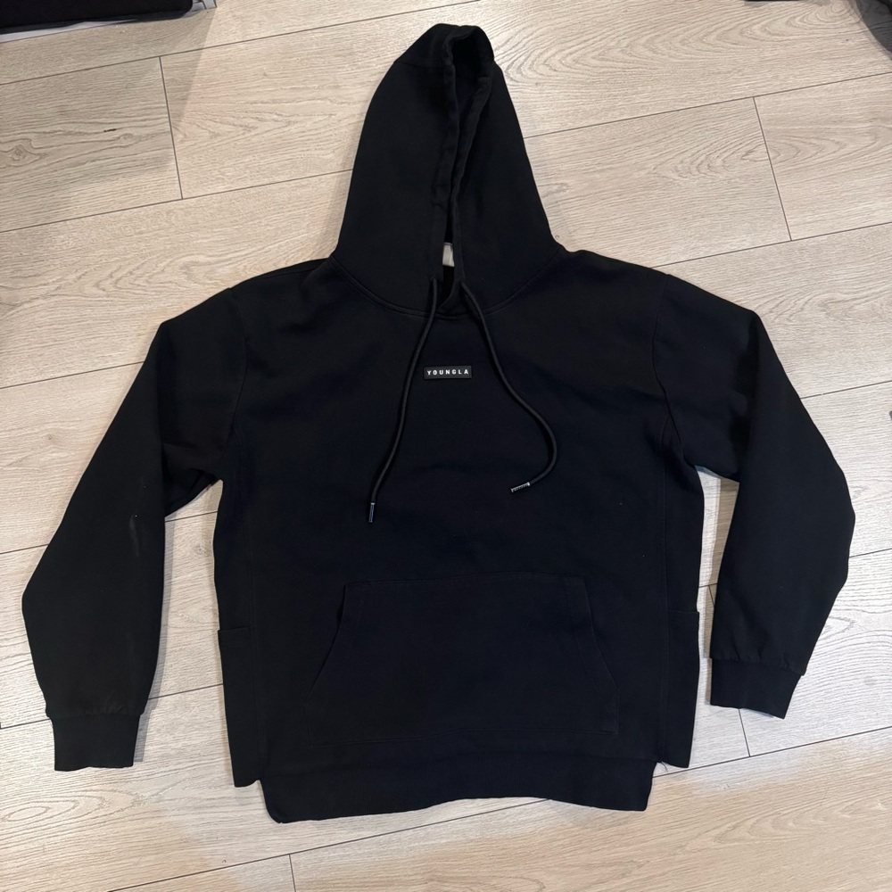 YoungLA Classic Black Hoodie